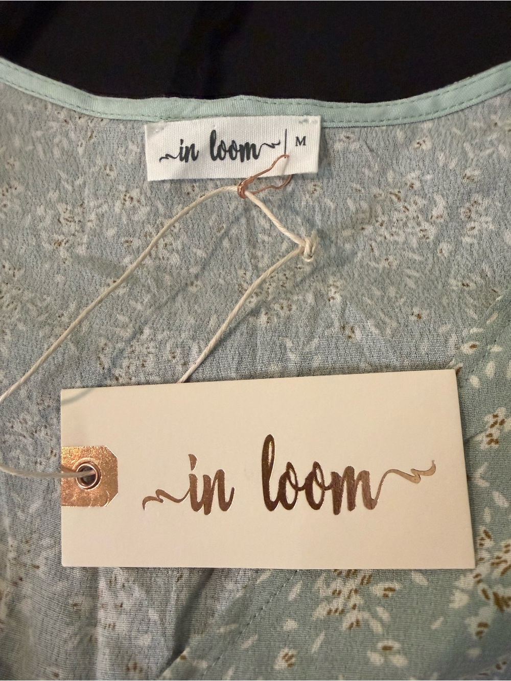 In Loom - Button Front Sage Floral Midi Dress - Picture 7 of 8